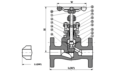 forge steel globe valve